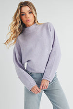 Addison Sweater: Lilac