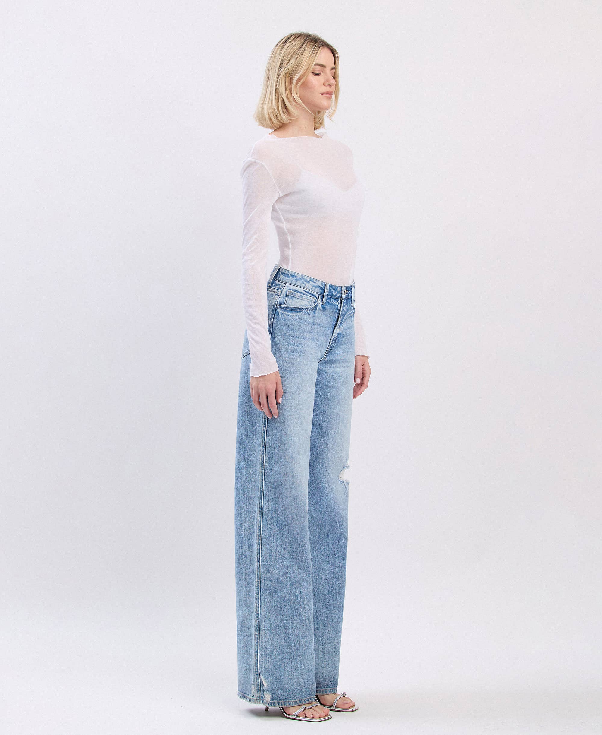 Super High Rise Baggy Jeans: