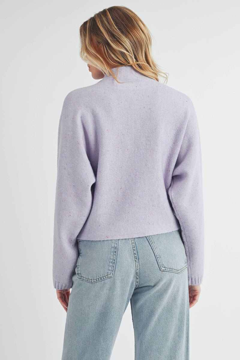 Addison Sweater: Lilac