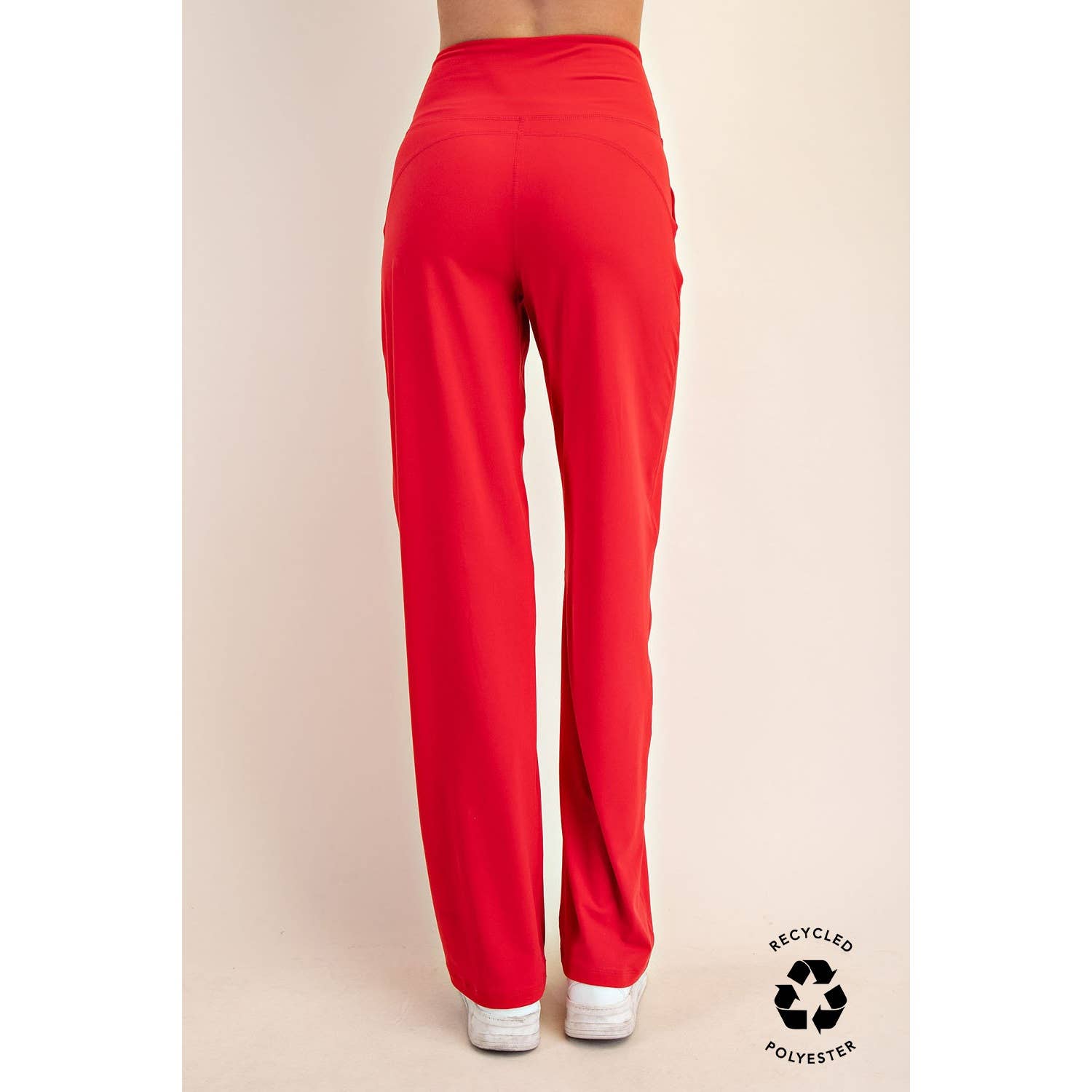 Butter Soft Casual Yoga Pants:True Red