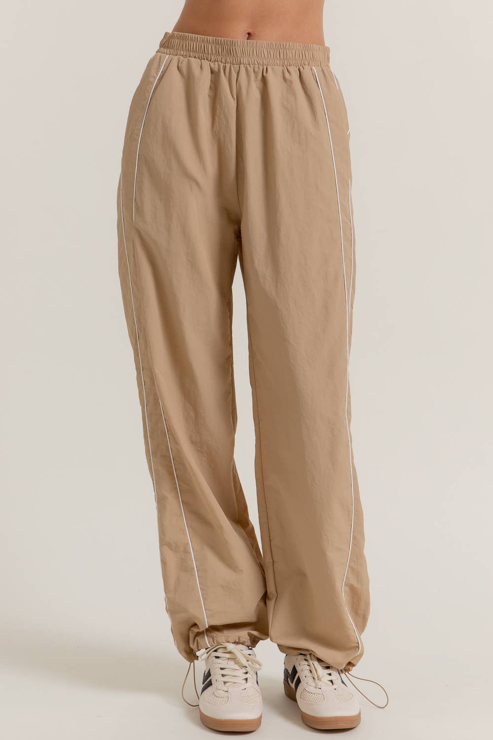 Anorak Track Pants: Khaki