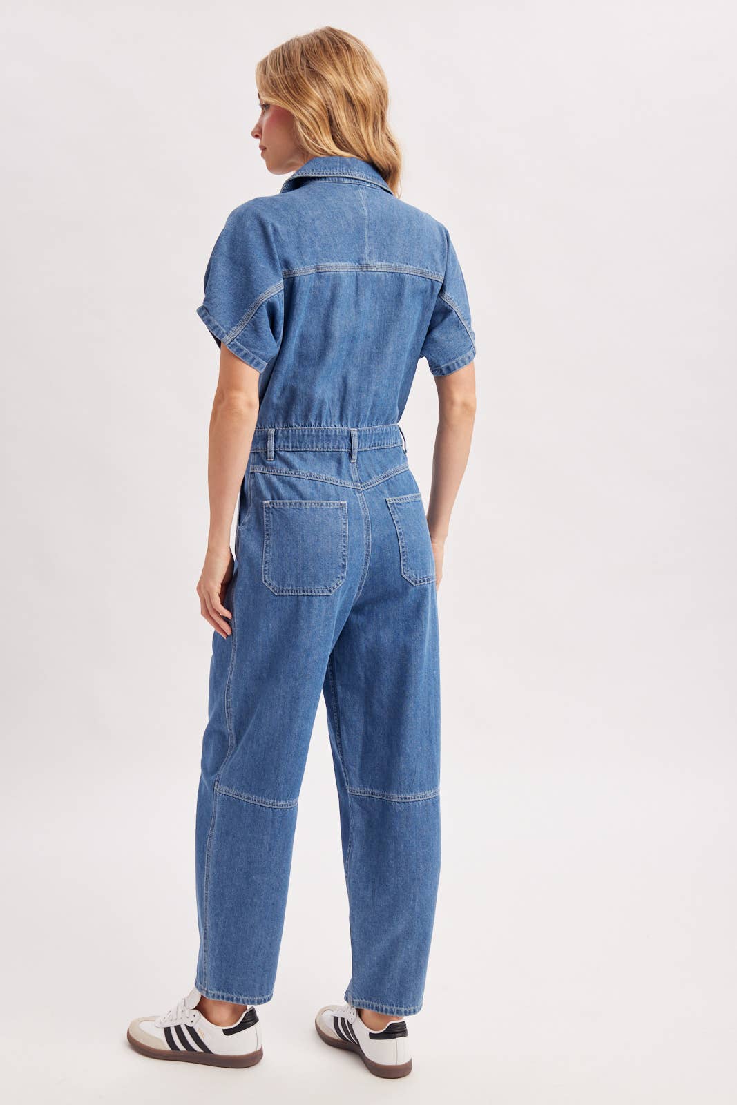 Denim Utility Jumpsuit
