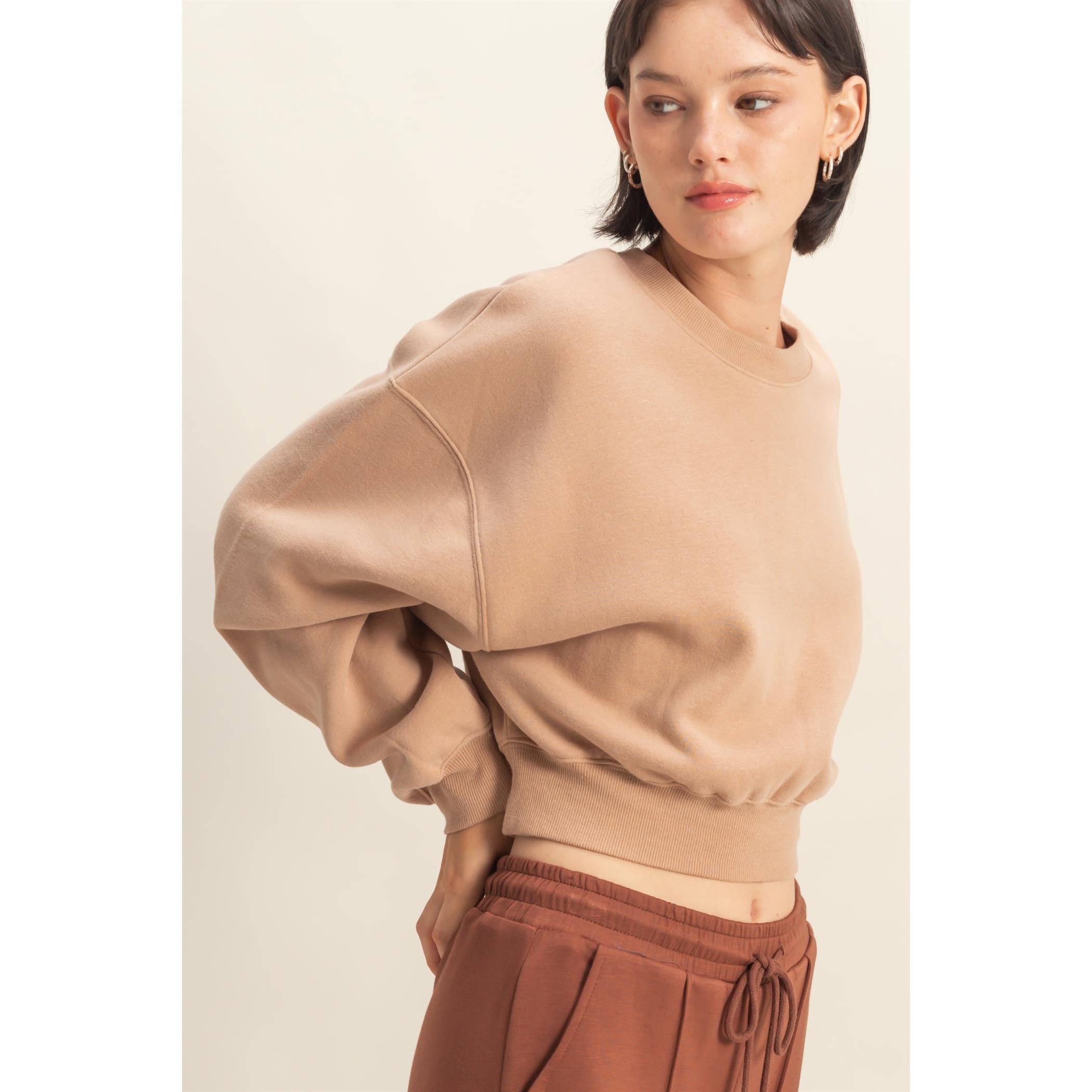 Everyday Sweatshirt: Dark Taupe