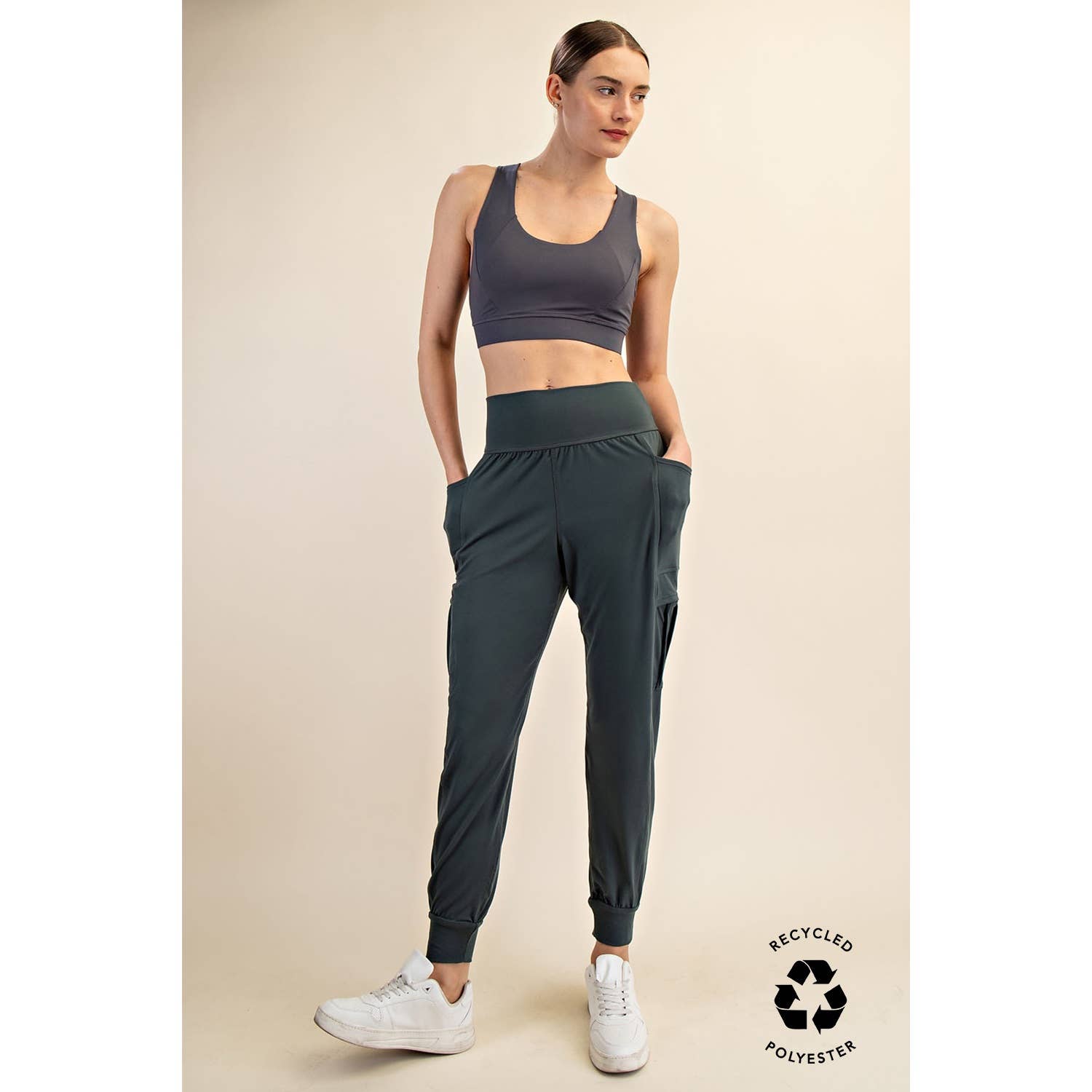 Butter Jogger W/Side Pockets: Charcoal