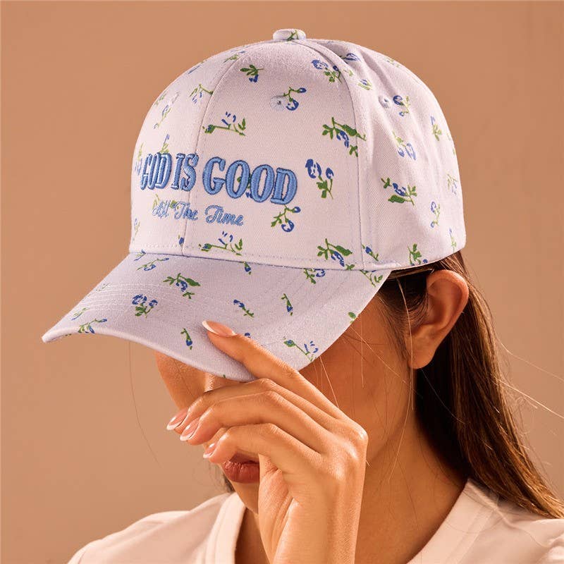 "God Is Good All The Time" Hat: O.White