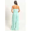 Tube Top Jumpsuit:BLACK