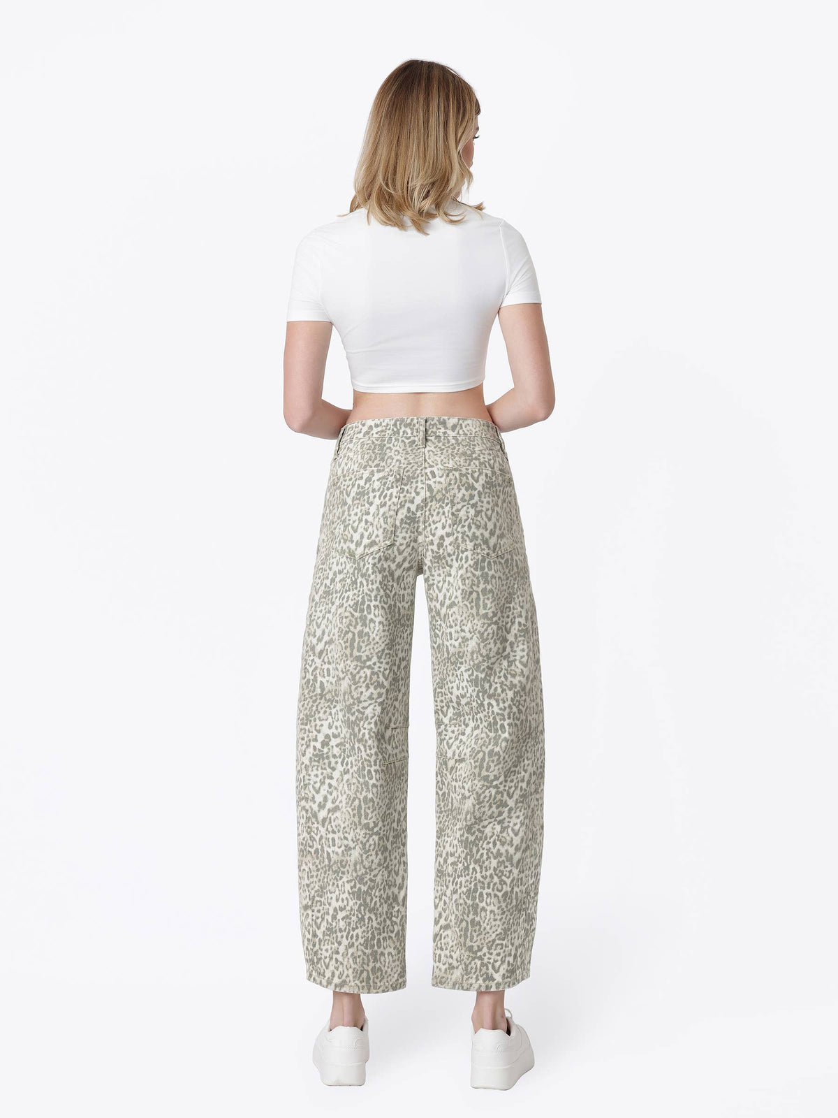 Leopard Barrel Pant