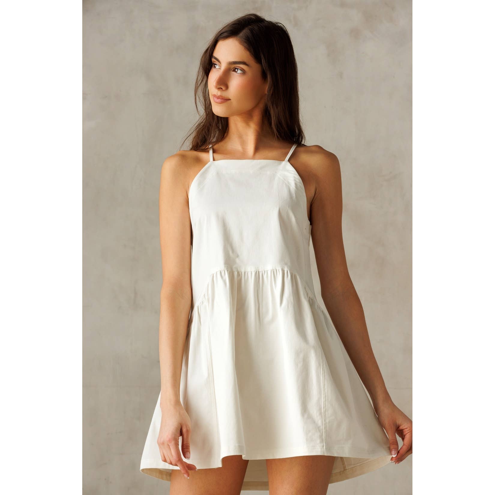 Off White Mini Dress