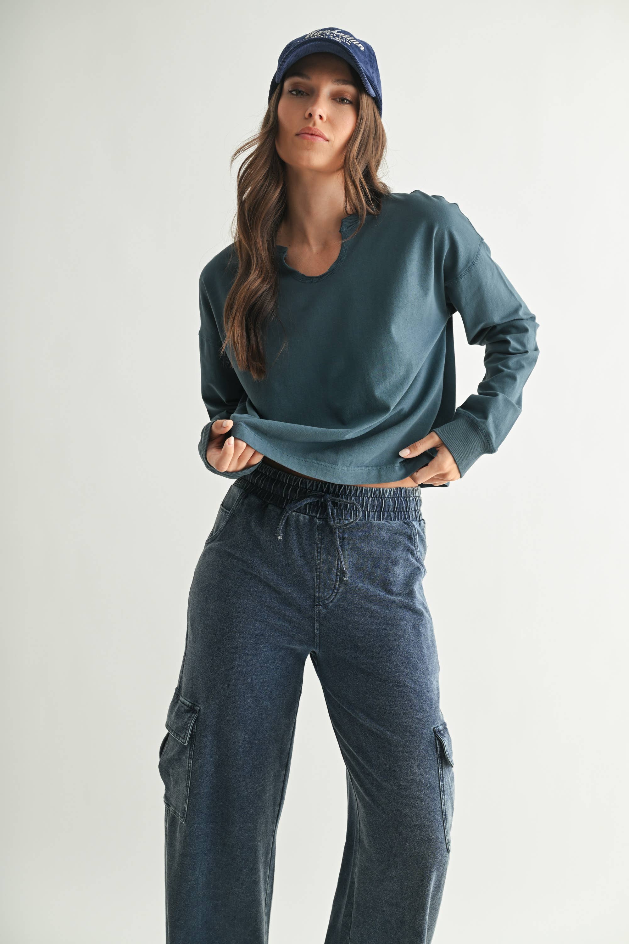Ridgeway Pima Cotton:Navy