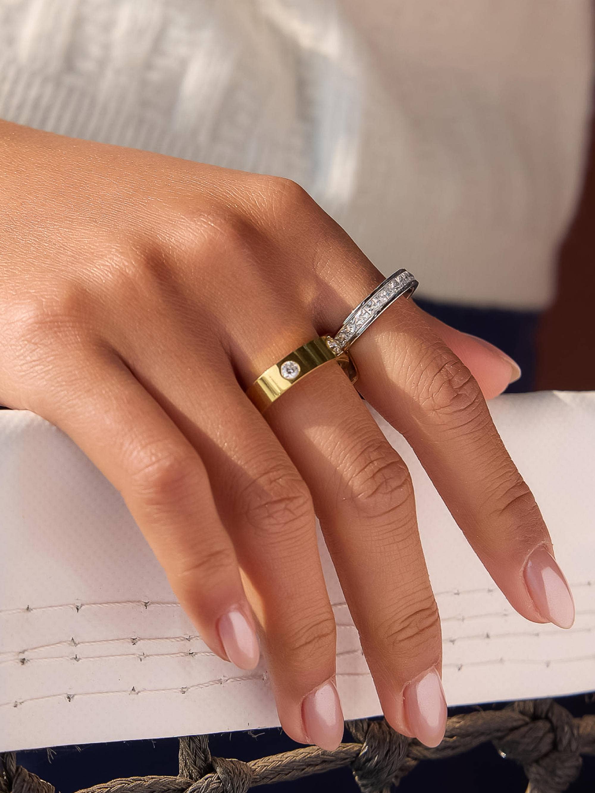 Greyson Crystal Band Ring
