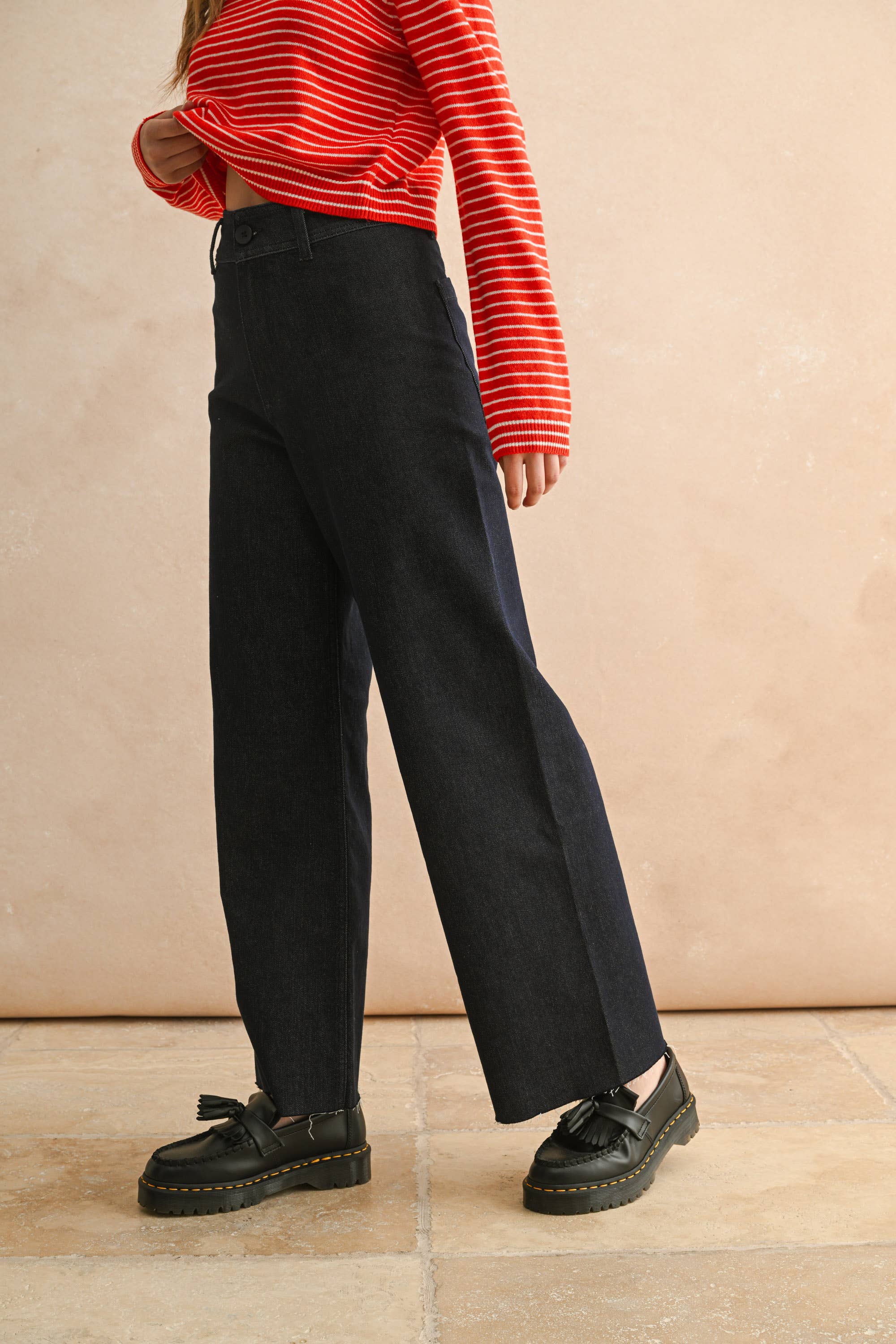 Indigo Denim Pants: Indigo Blue