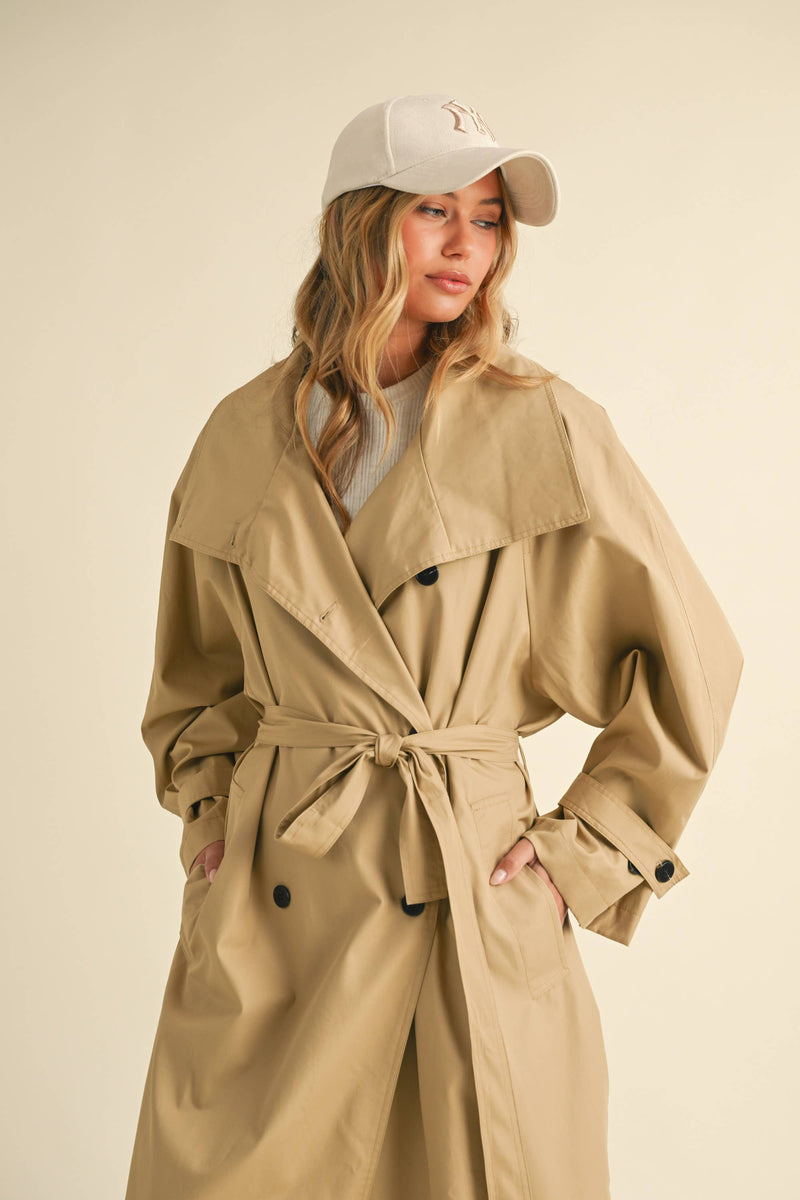 Oversized Belted Trench