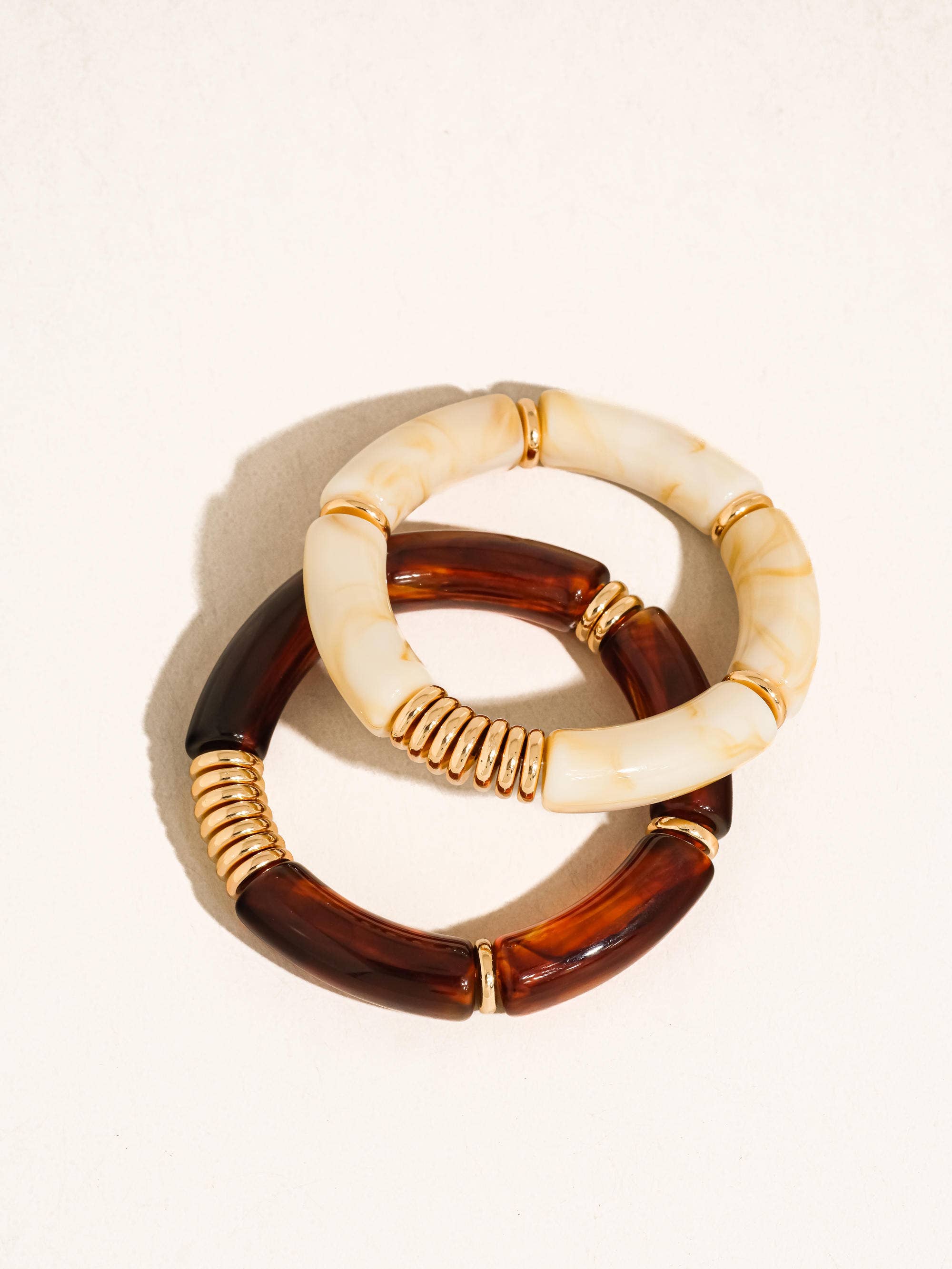 Cove Bangle Set: Brown
