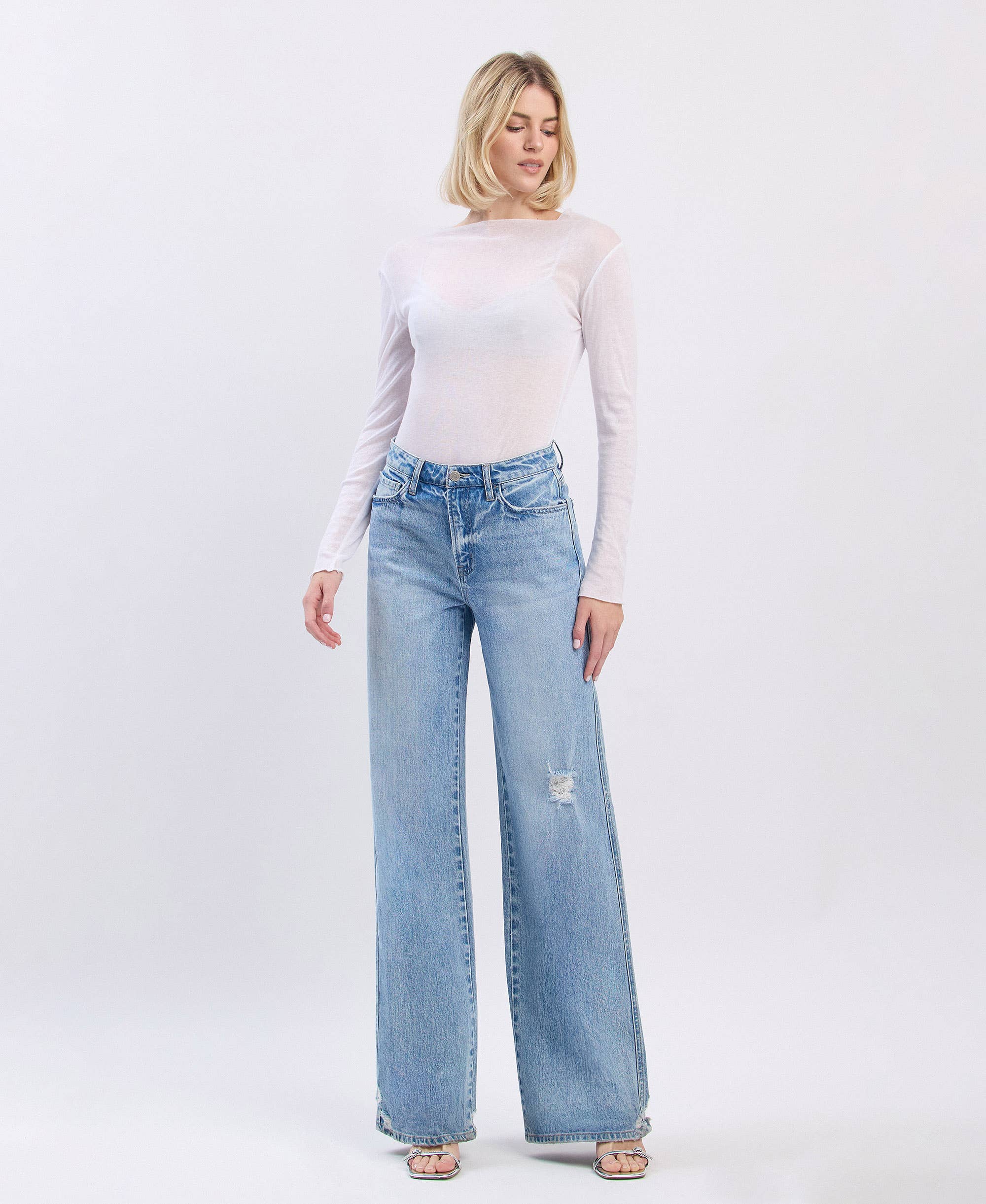 Super High Rise Baggy Jeans: