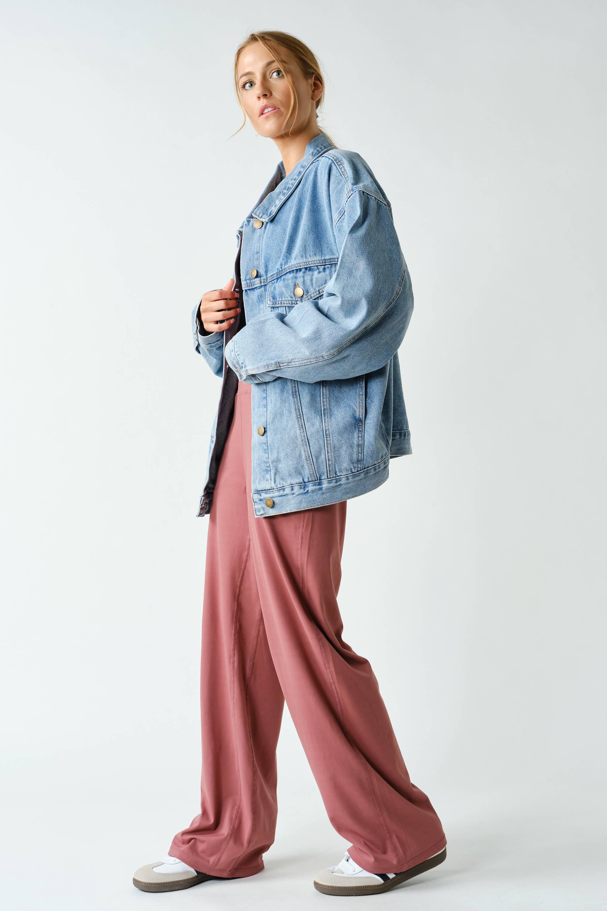 Boxy-Cut Denim Jacket: Md. Denim