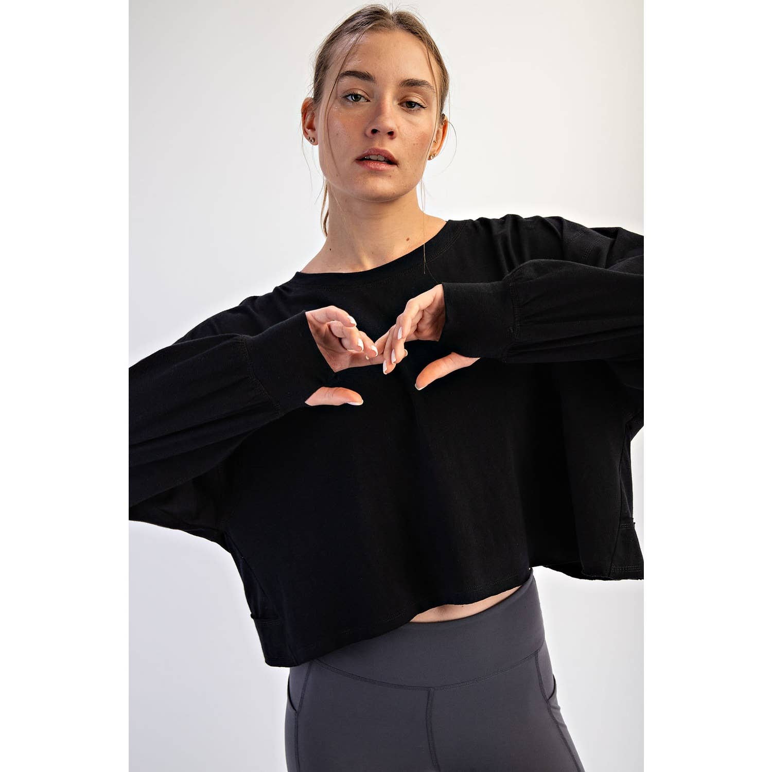 Cotton Open Back Top: Reg. Green