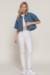 Short Sleeve Denim Jacket