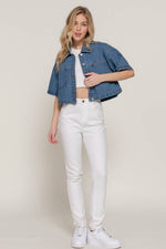 Short Sleeve Denim Jacket