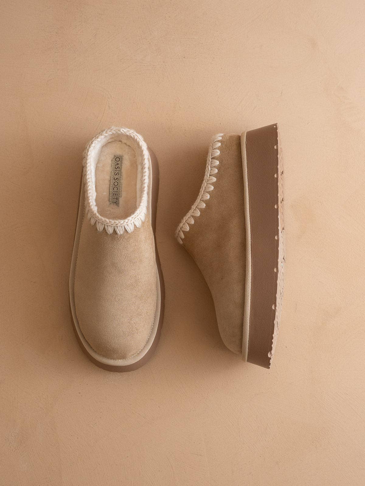 Brandi Mule Slipper: Almond