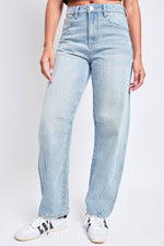 Relaxed Fit Detailed Barrel Jeans