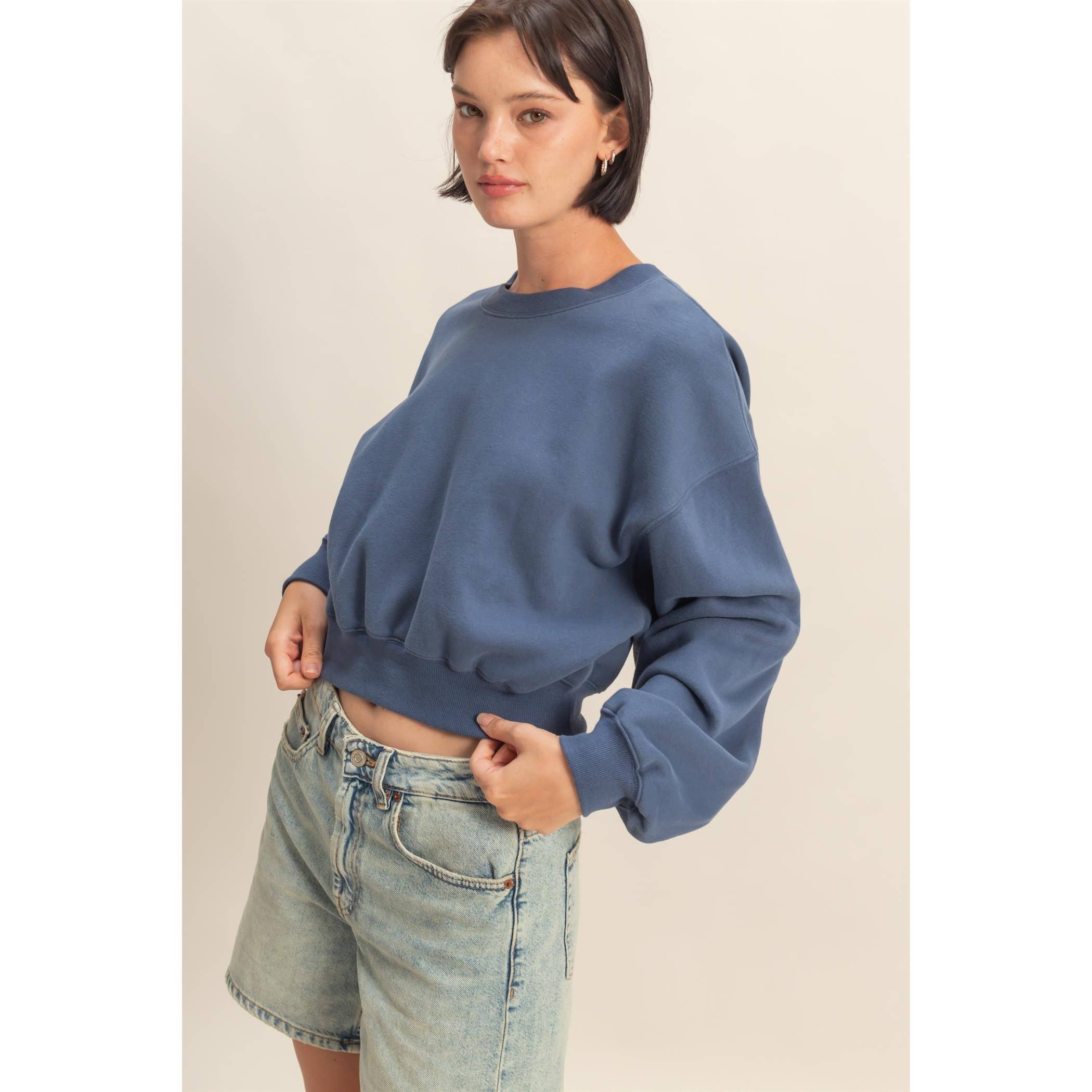 Everyday Sweatshirt: Dusty Navy