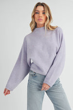 Addison Sweater: Lilac