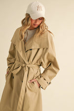 Oversized Belted Trench