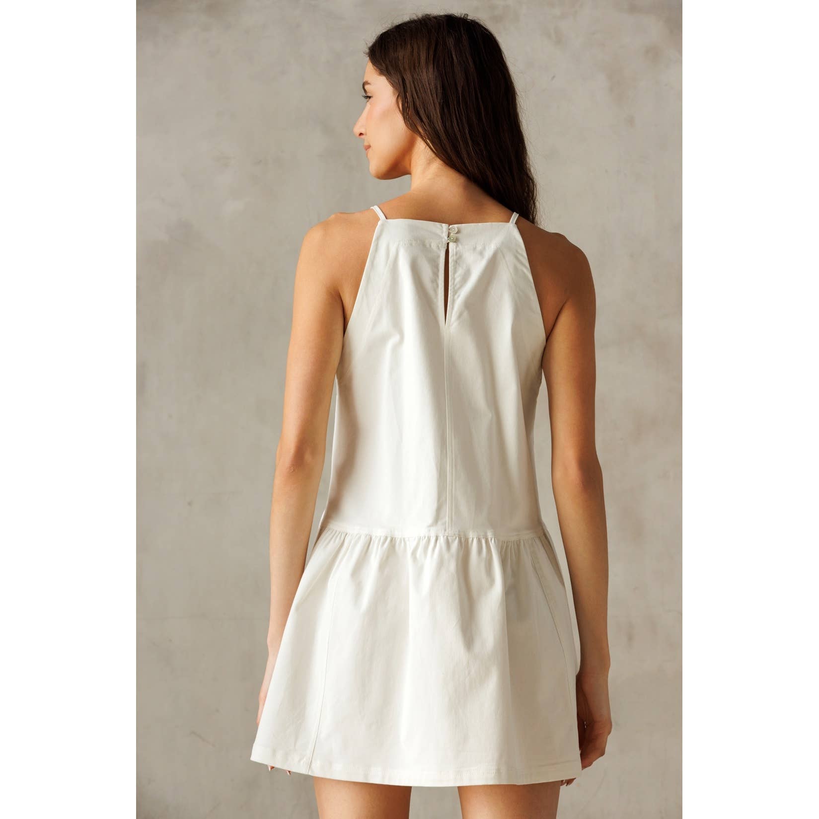 Off White Mini Dress