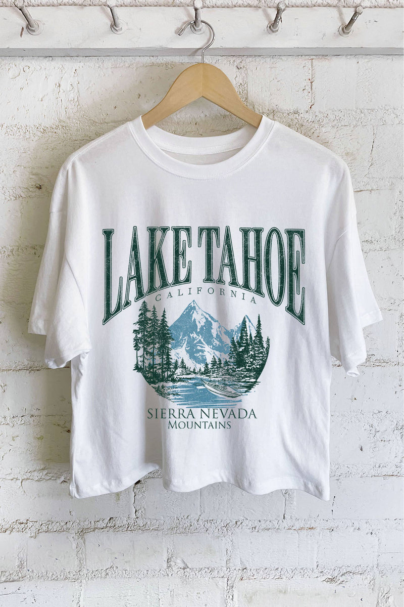 LAKE TAHOE LONG CROP TOP